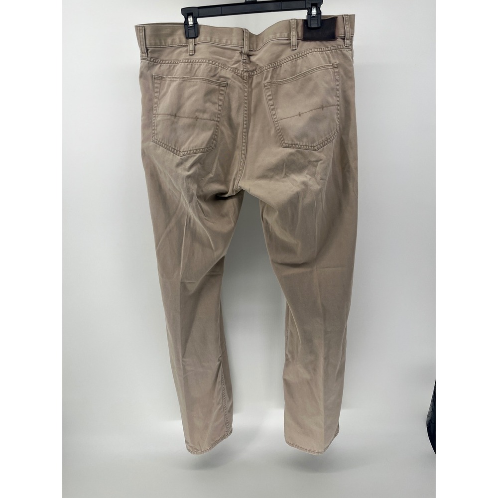 Polo Ralph Lauren Mens Tan Khaki Cotton Twill Straight Leg Chino Pants 38x32 - Picture 3 of 12